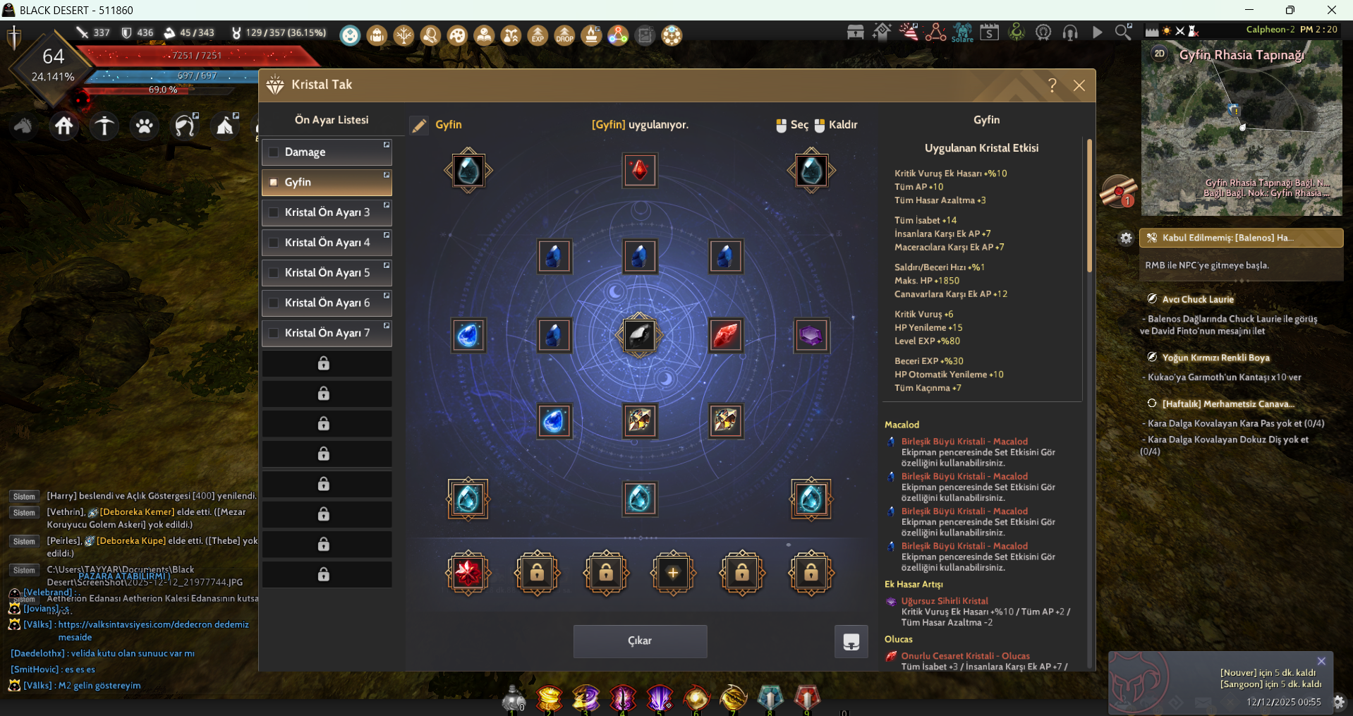 64 Lvl % 24 337AP Önü açık hesap