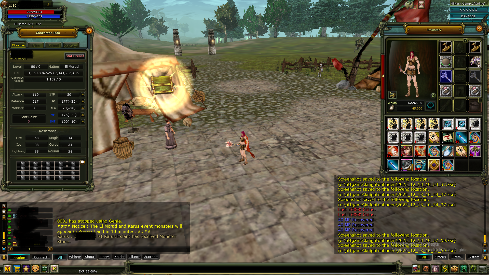 82 lwl 1 reb quest kalkanlı ve dryadsta 7 questli mage