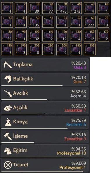 794 gs - 4 parça edana zırh