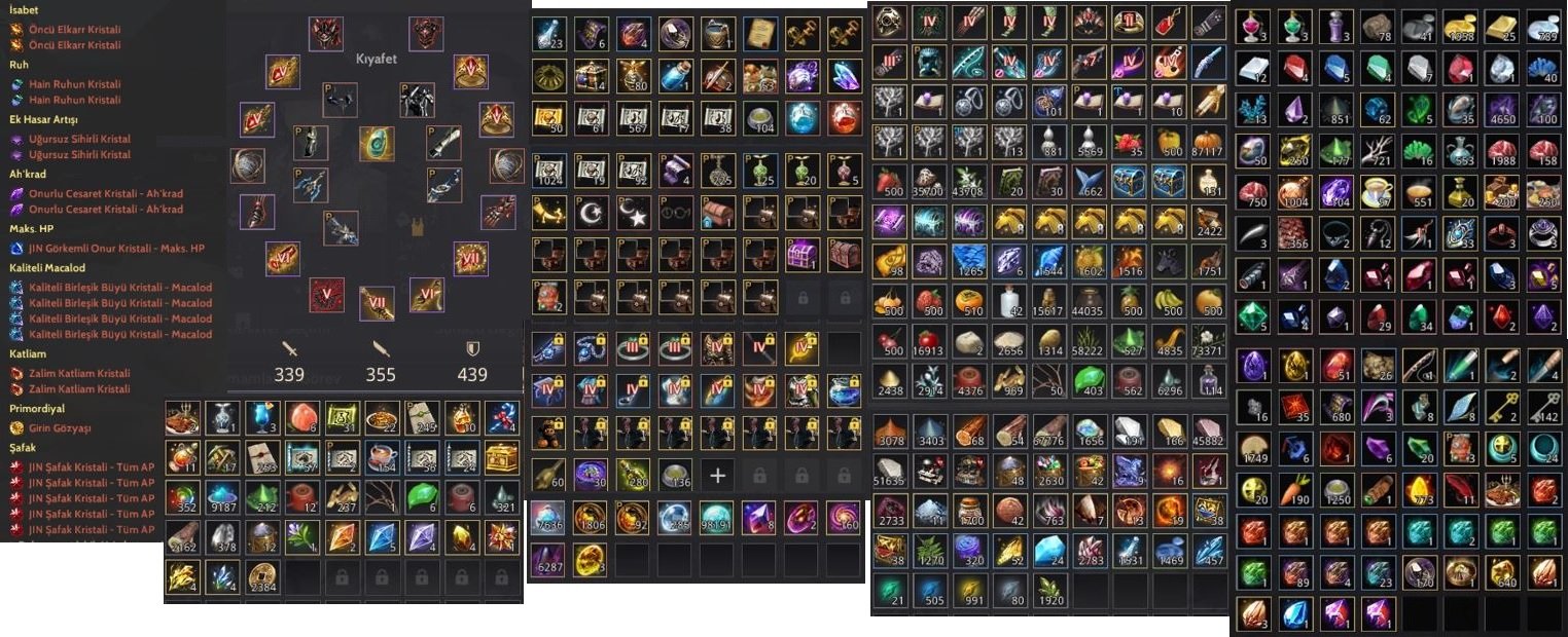 794 gs - 4 parça edana zırh