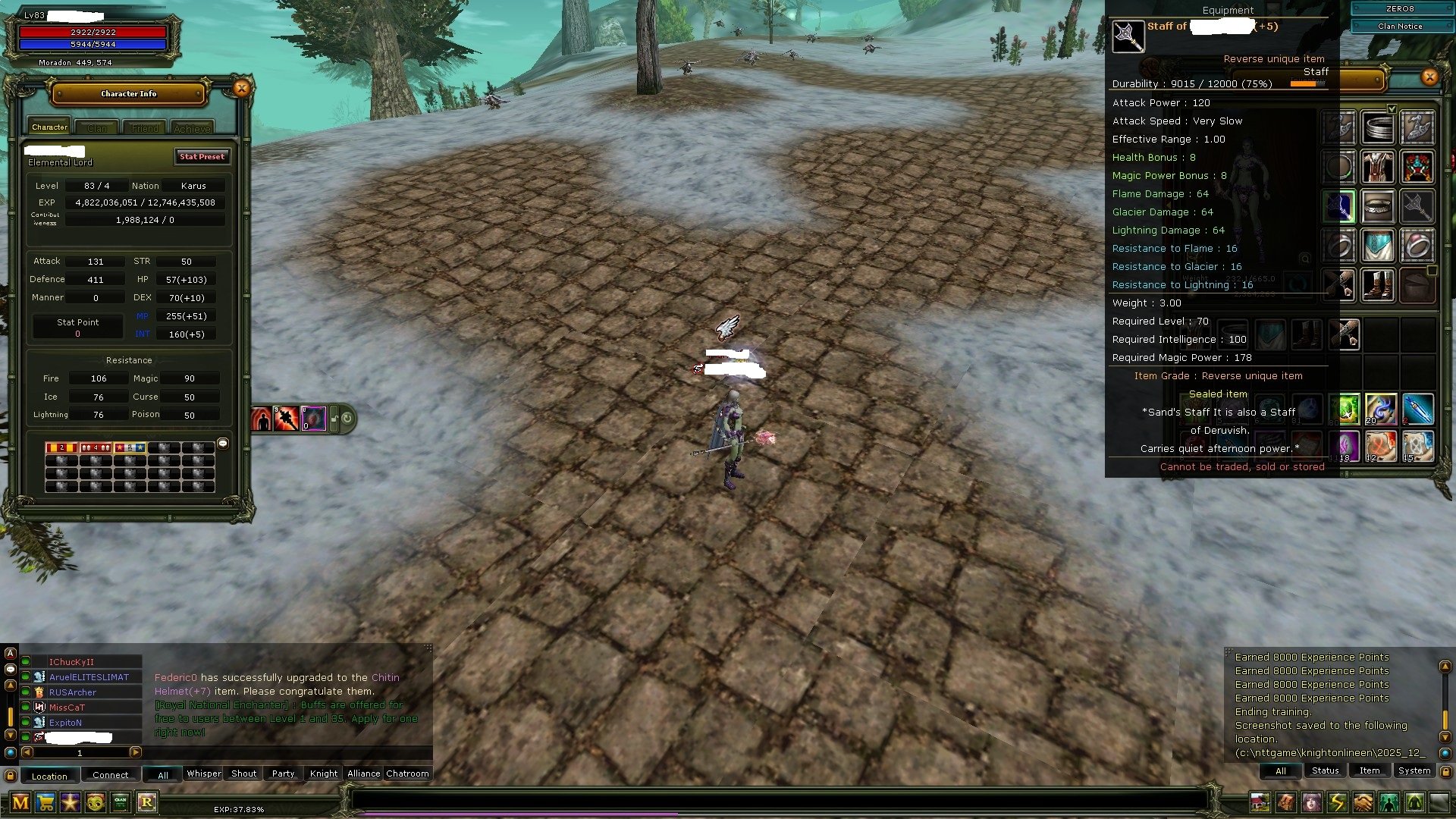 83 reb4 8 quest staf karus kız mage 1.988 m np