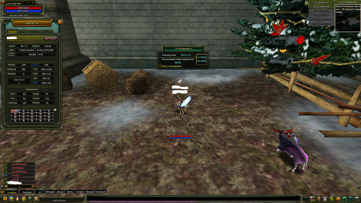 83/5 Level Priest 8 Quest kalkanlı