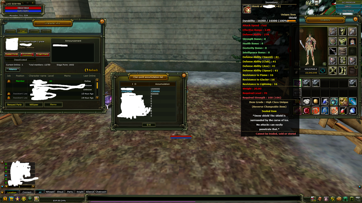 83/5 Level Priest 8 Quest kalkanlı