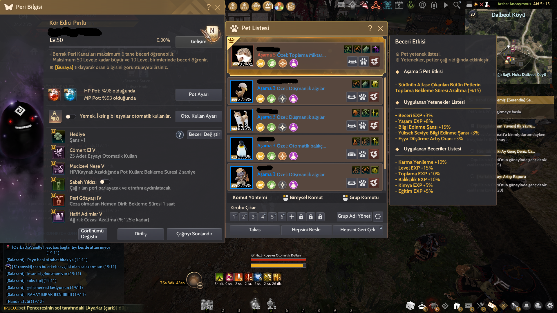 359 AP 428 DP FULL FULL DOLU HESAP