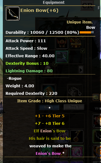 Revo KO 6 Enion Bow Tier 5