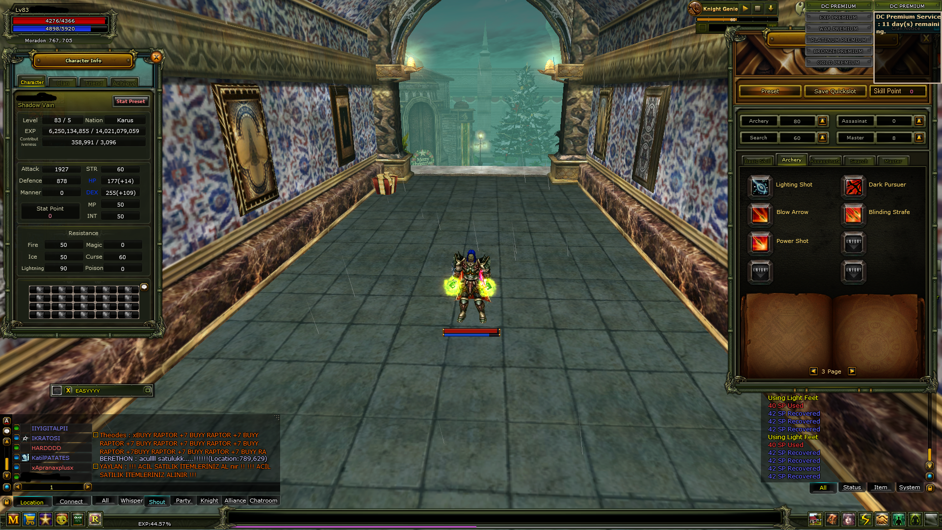 83/5 90 Def Okçu 12 Gün DC Preli Perili Full Pus