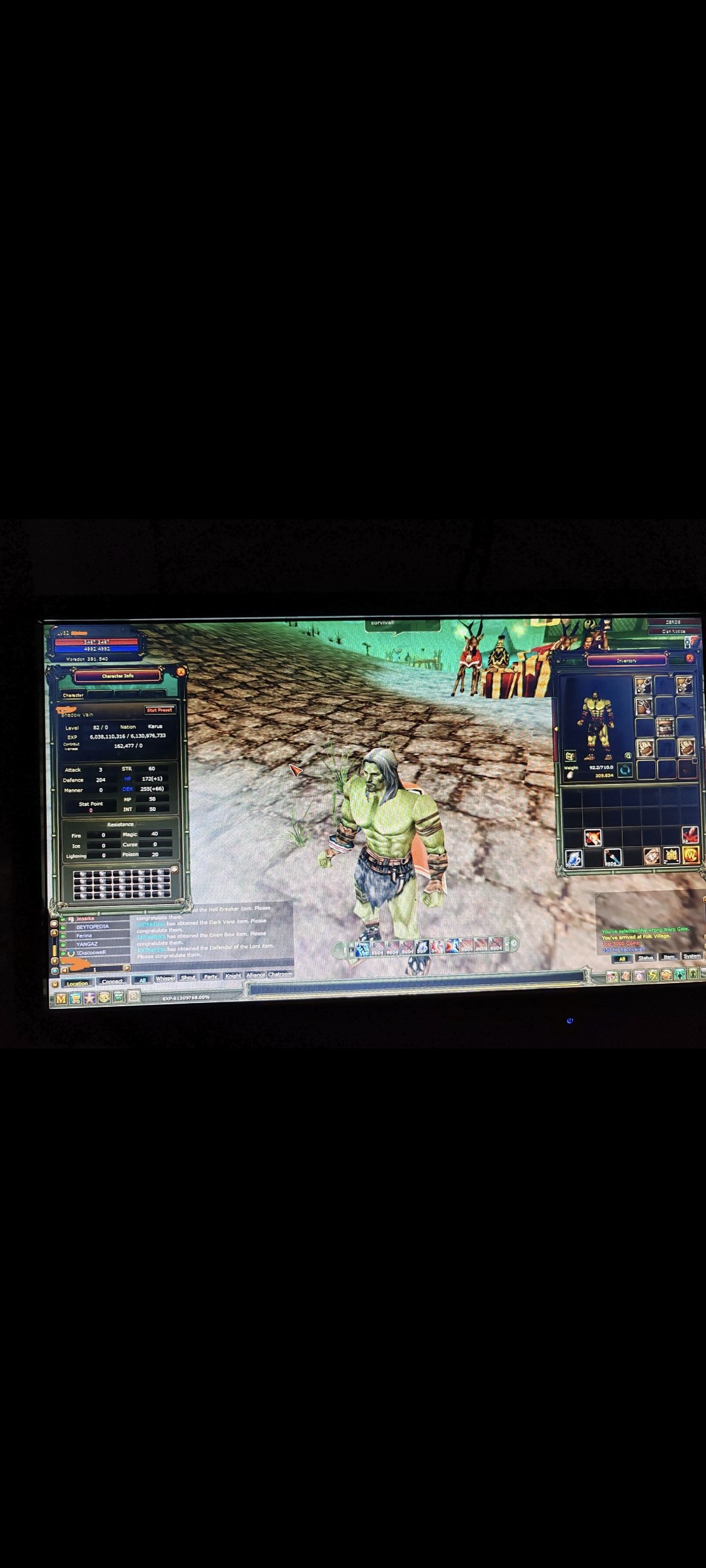 83 OKCU 83 WR 82 MAGE 3 CHAR TEK HESAP