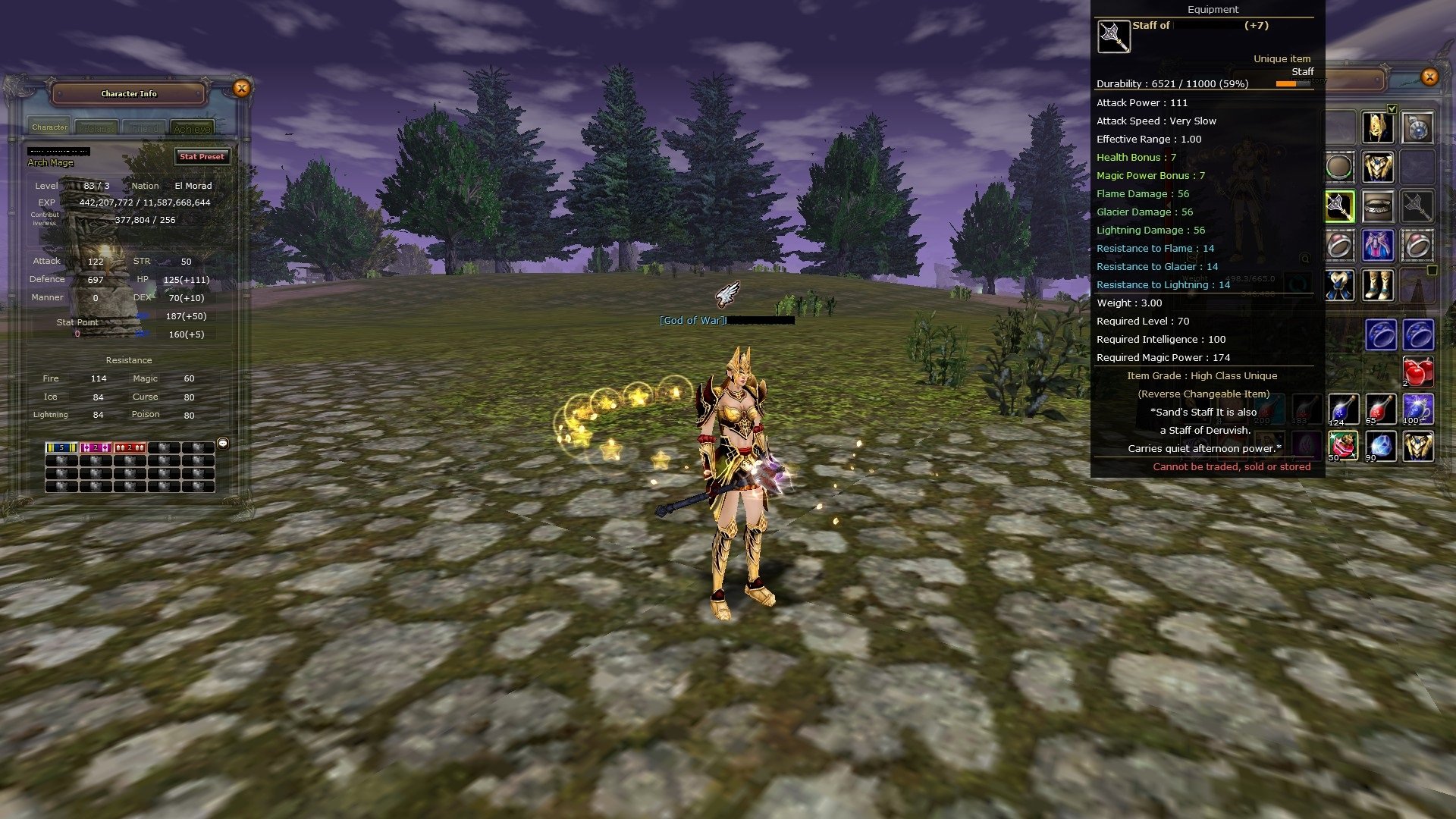 83/3 Mage 8 Rons 7 Quest Full Skill Full Görev 377k np