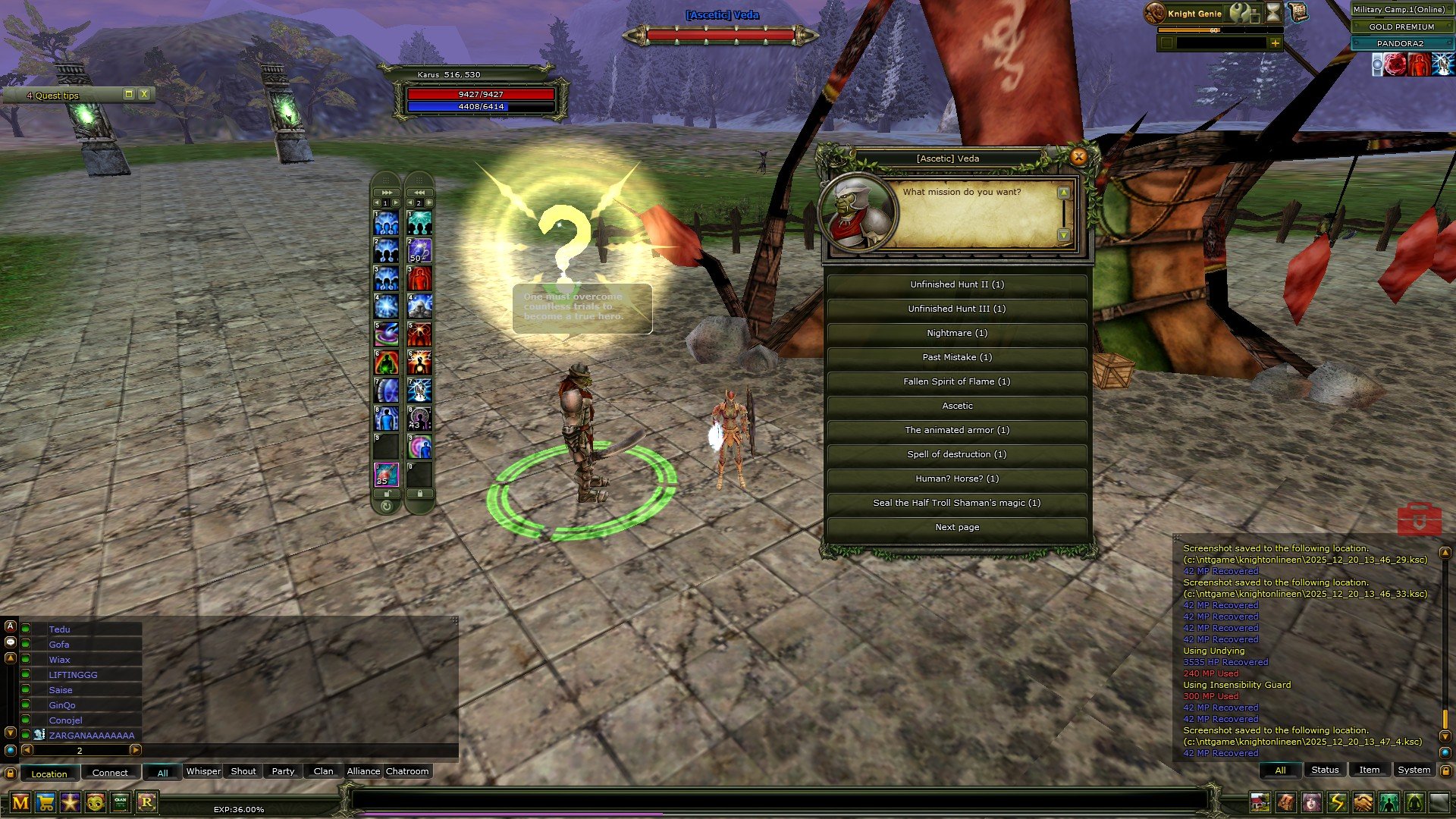 83/2 ÇITIR İTEMLİ KARUS CC ETKİNLİK PRİEST