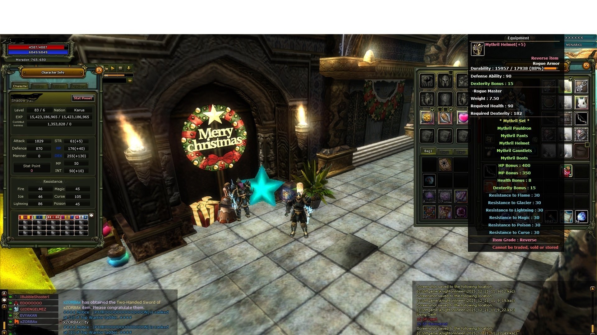 8 quest 8 mitril (kafa) 83/6 % 100