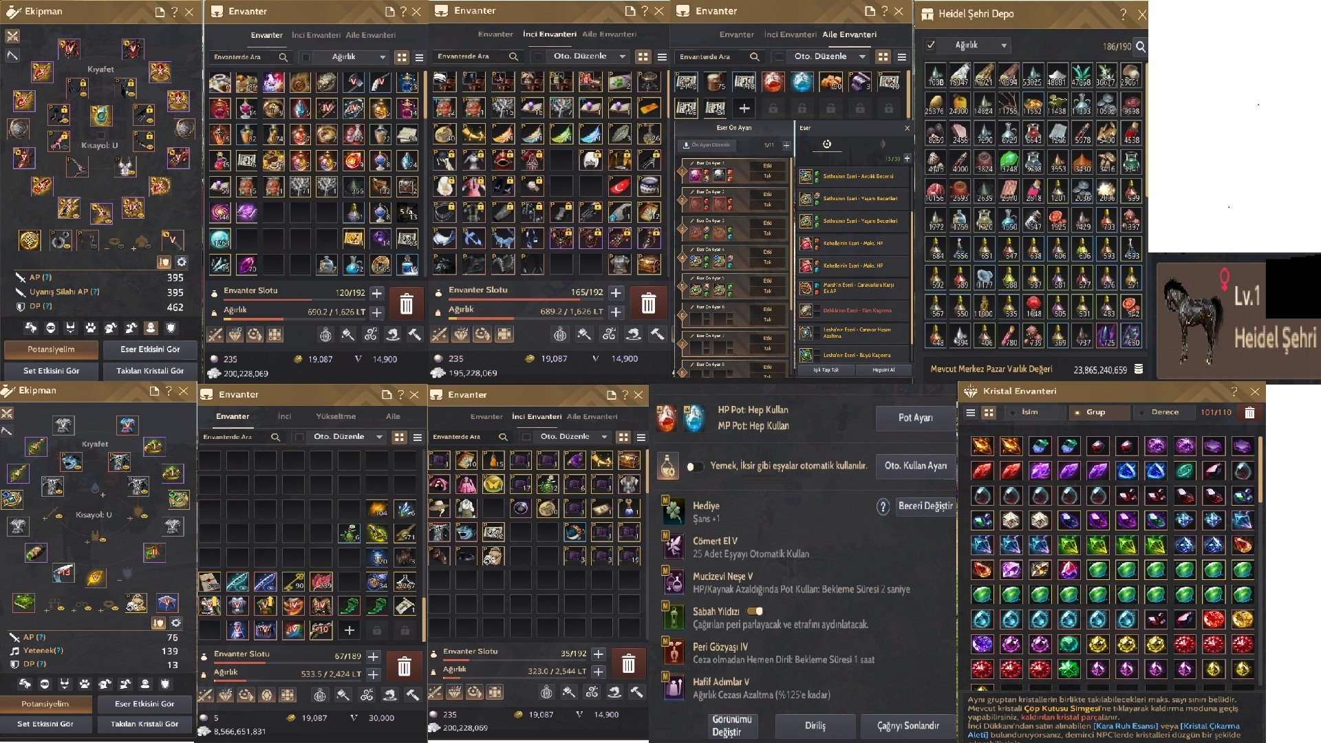 FULL X - ALT SILAH IX - FULL PEN MANOS KIYAFET & TEÇHİZAT SETİ