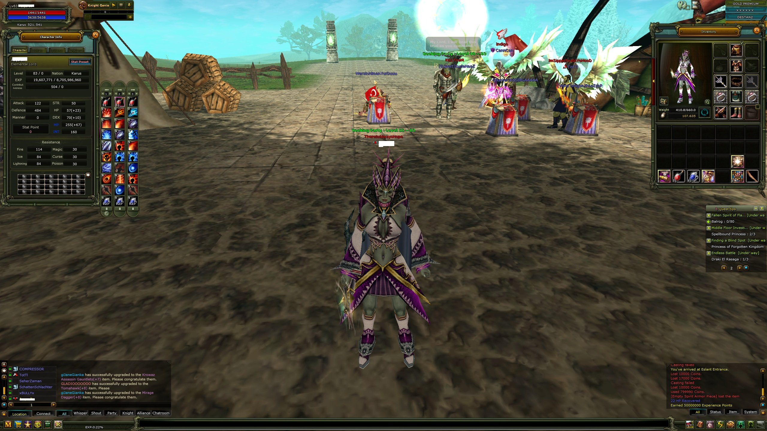 83 LwL 7 QUEST STAFF MAGE