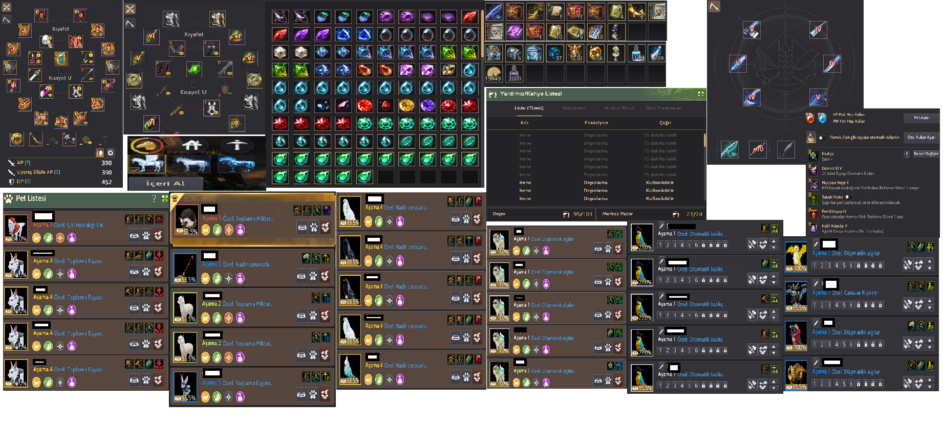 MAEGU-SHAİ 63 LEVEL 840 GS/2500 MASTERY HEM GRIND HEM LIFE ÇARI