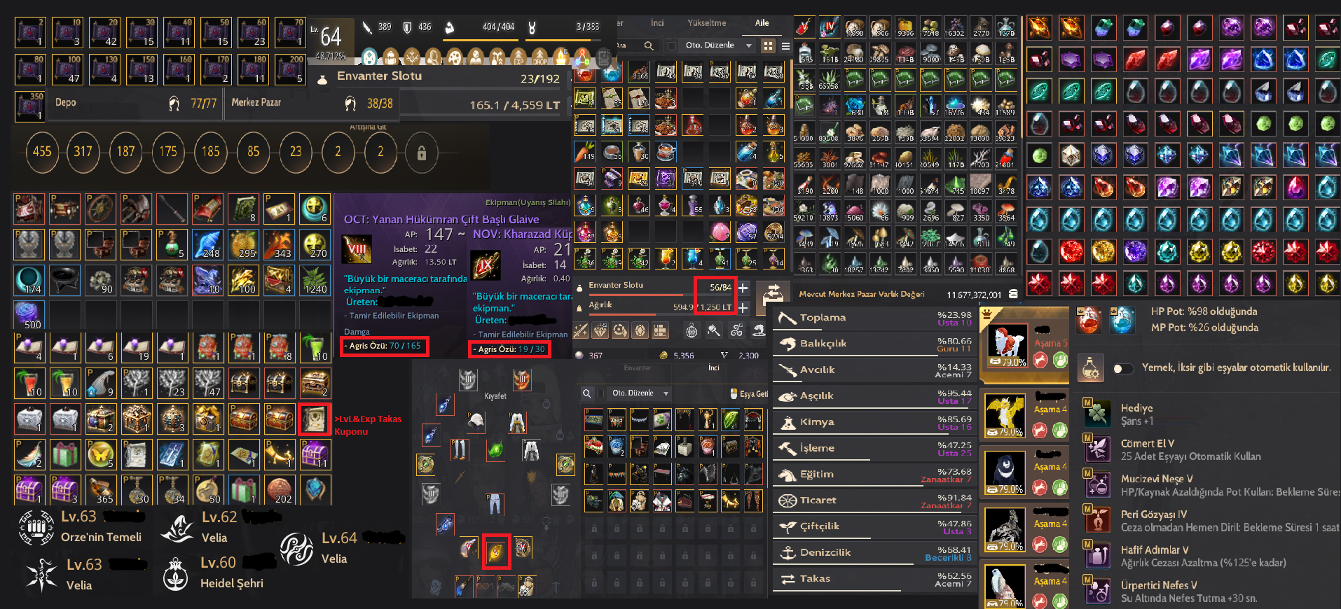 825 GS / FULL P2W HESAP