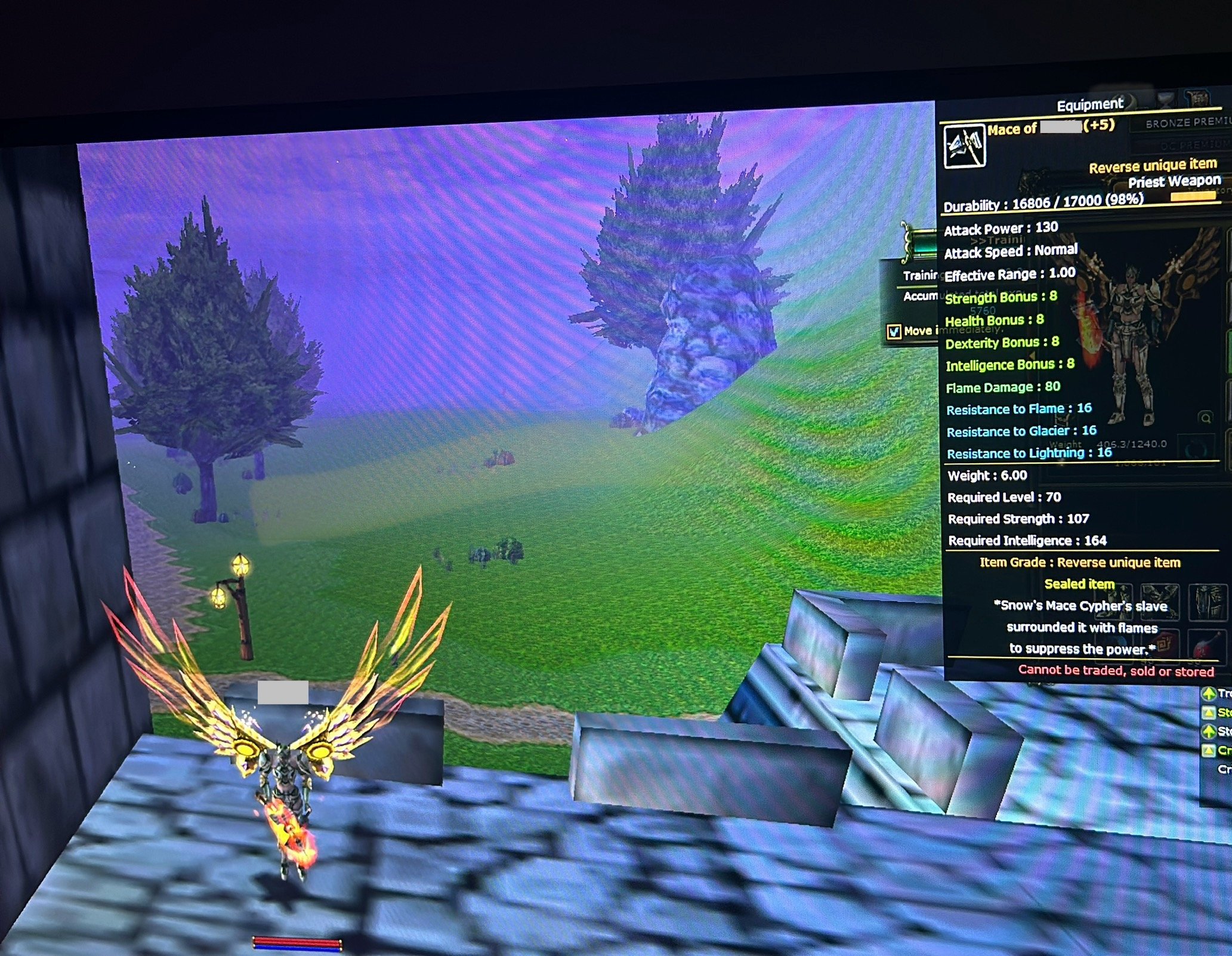 8 quest mace 75 lvl int priest