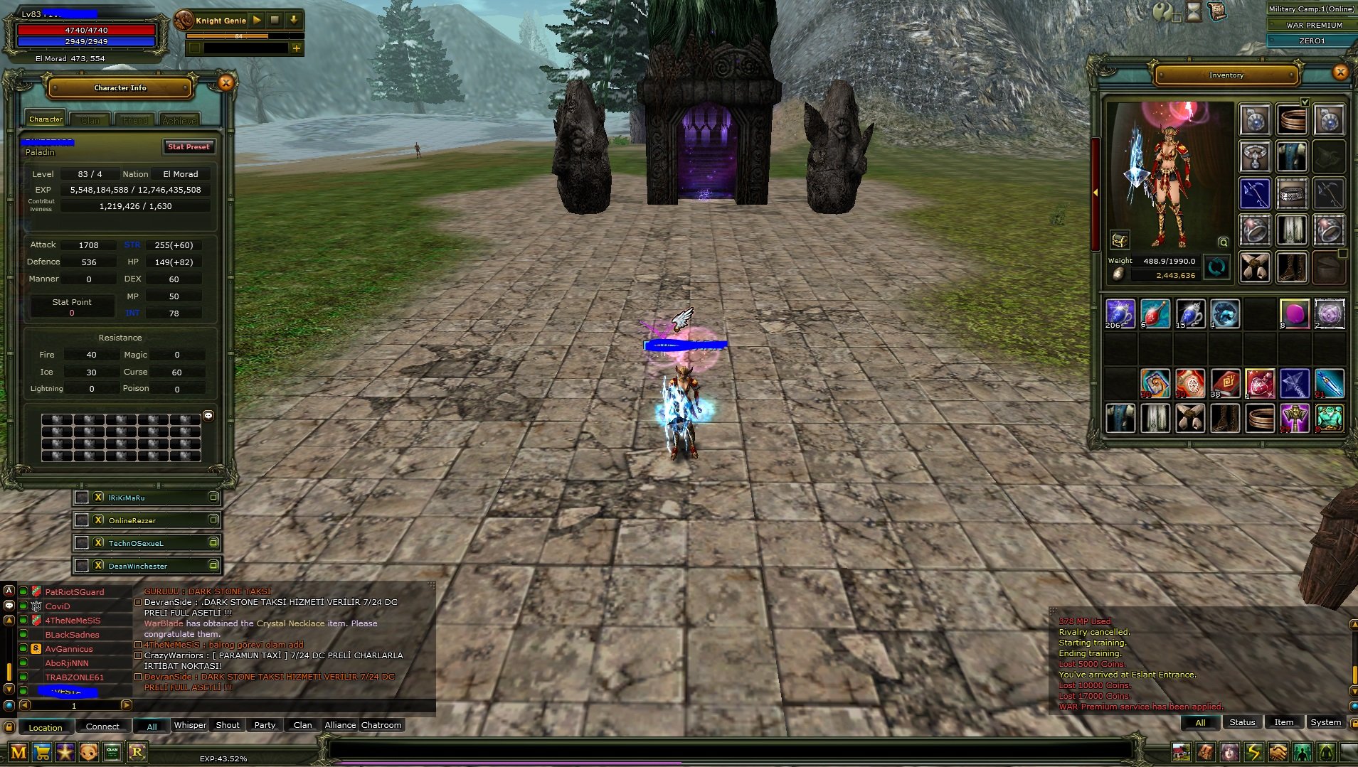 83/4 Quest Görevi Duruyor. 90 Defli 1.220 M NP BP