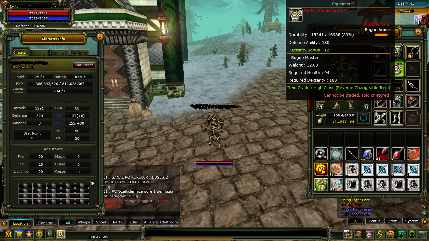 DESTAN 78 rogue extralı premiumlu