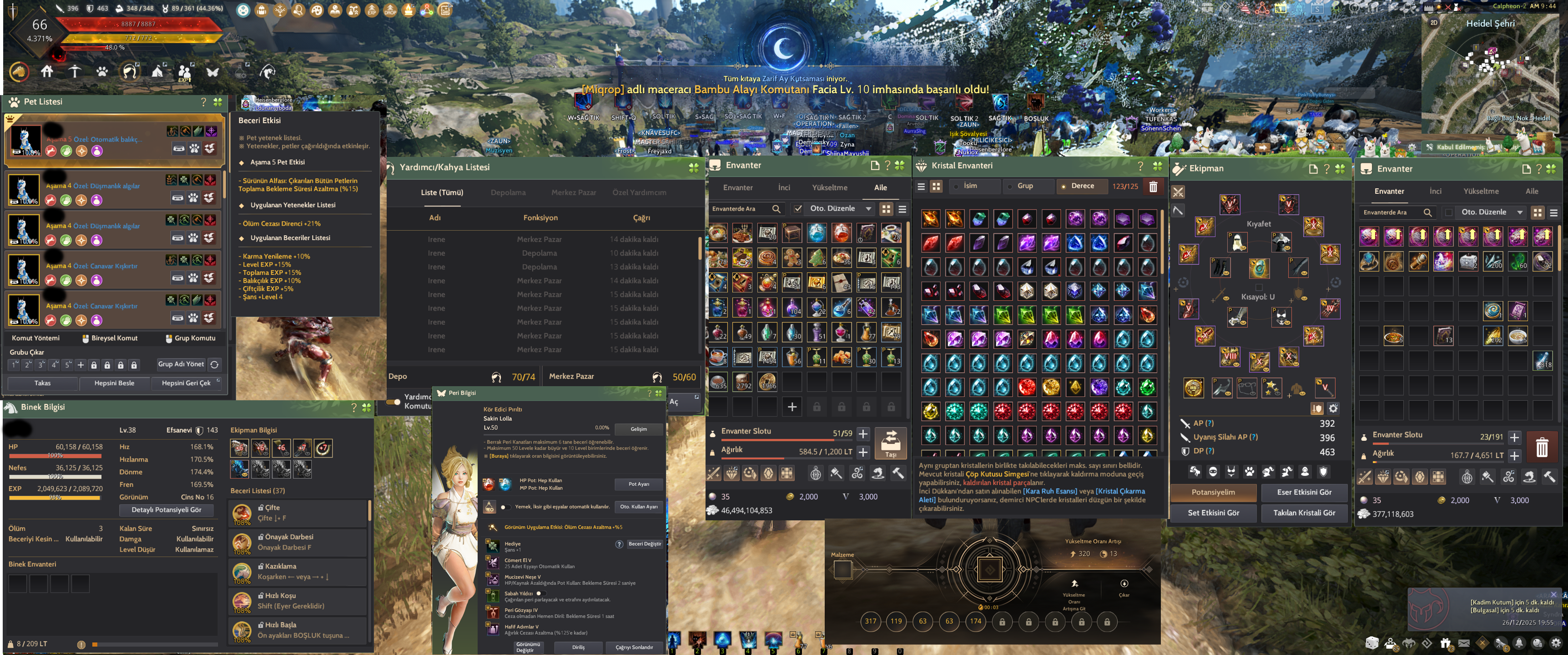 396Ap 463Dp Tüccarlı P2WİN Full Hesap