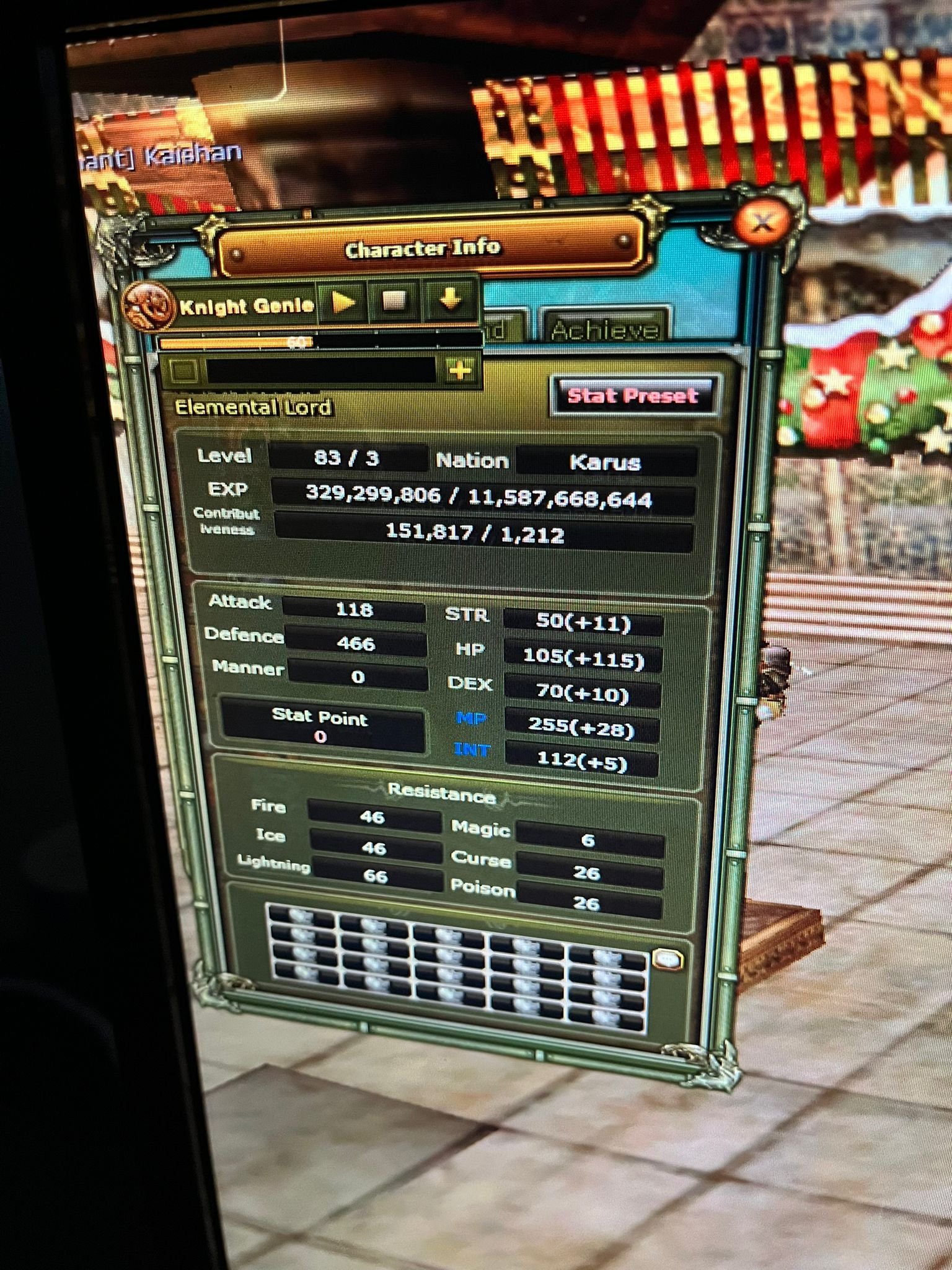 83/3 ZERO KARUS MAGE