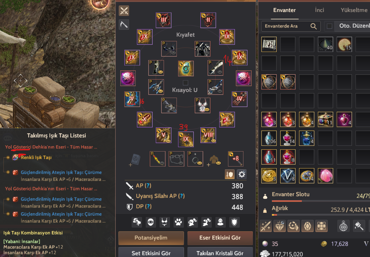 832 GS | IX MAIN Silah | PVP-PVE Hazır | 2400 life gear | Yüksek P2W