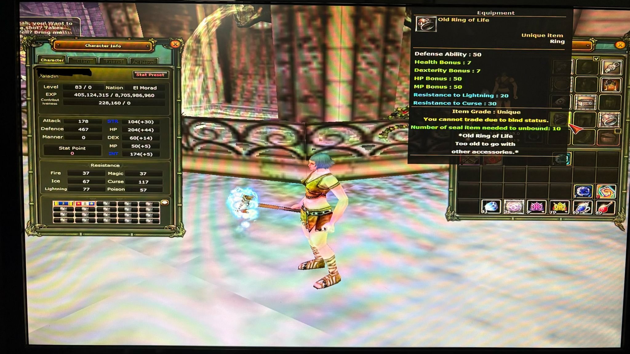 83lv HUMAN PRİEST 90 DEF EMEK KARAKTER