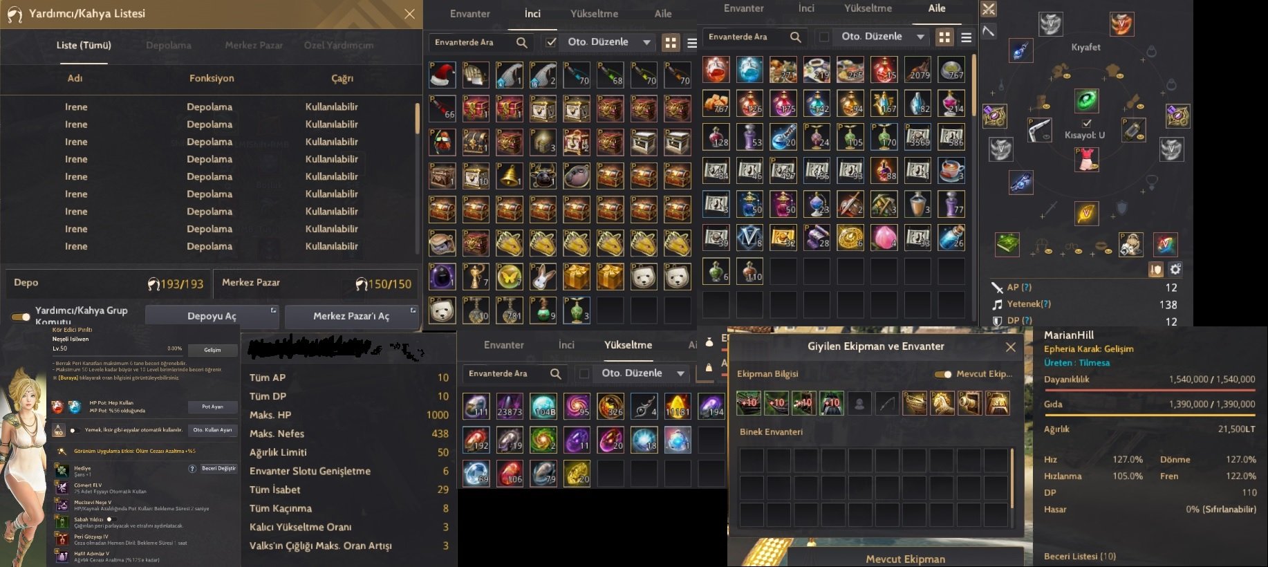 858 GS FULL X DAHA DOLUSU YOK 66 LVL SAGE