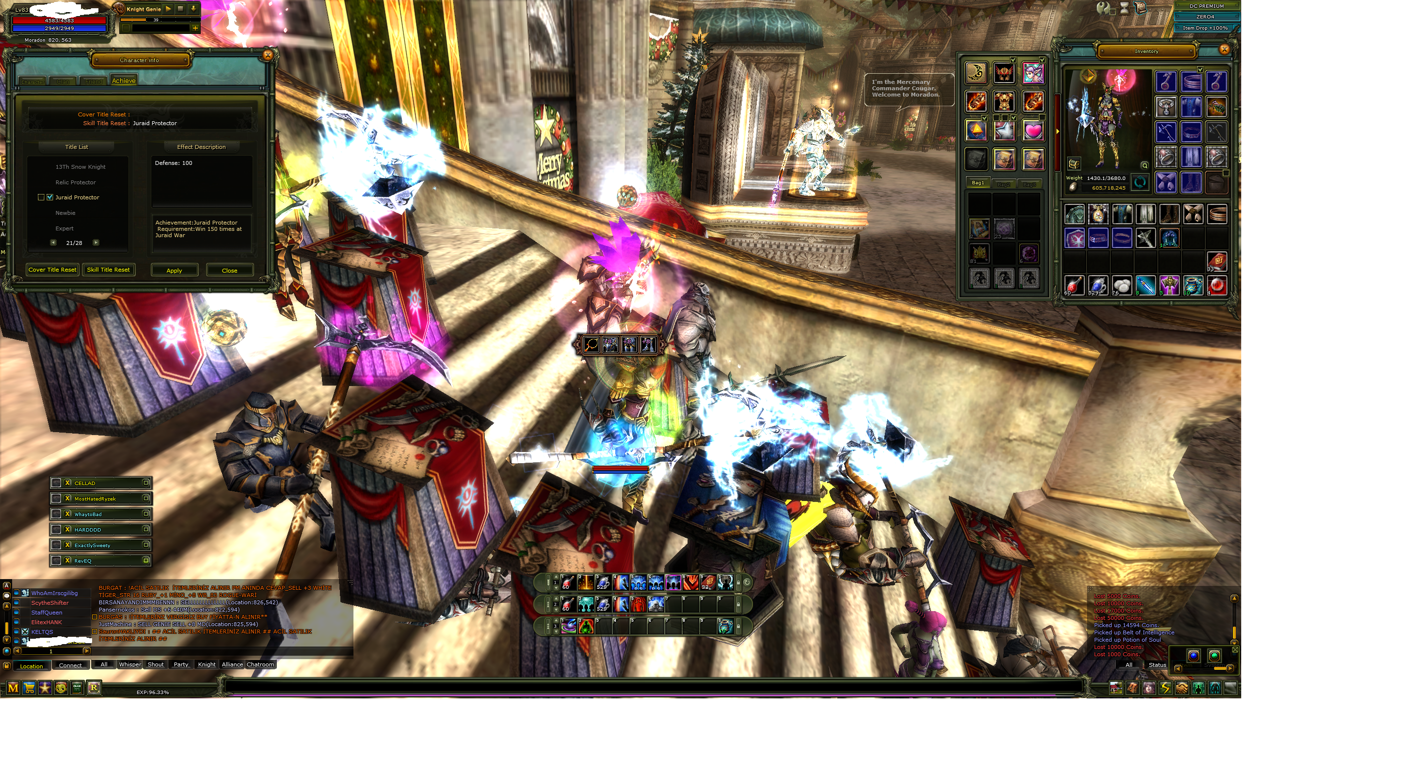 83/10 8 QUEST KALKAN 6.162M NPLİ C.B.D DRAKİ 10 AP TALİSMANLI PRİEST