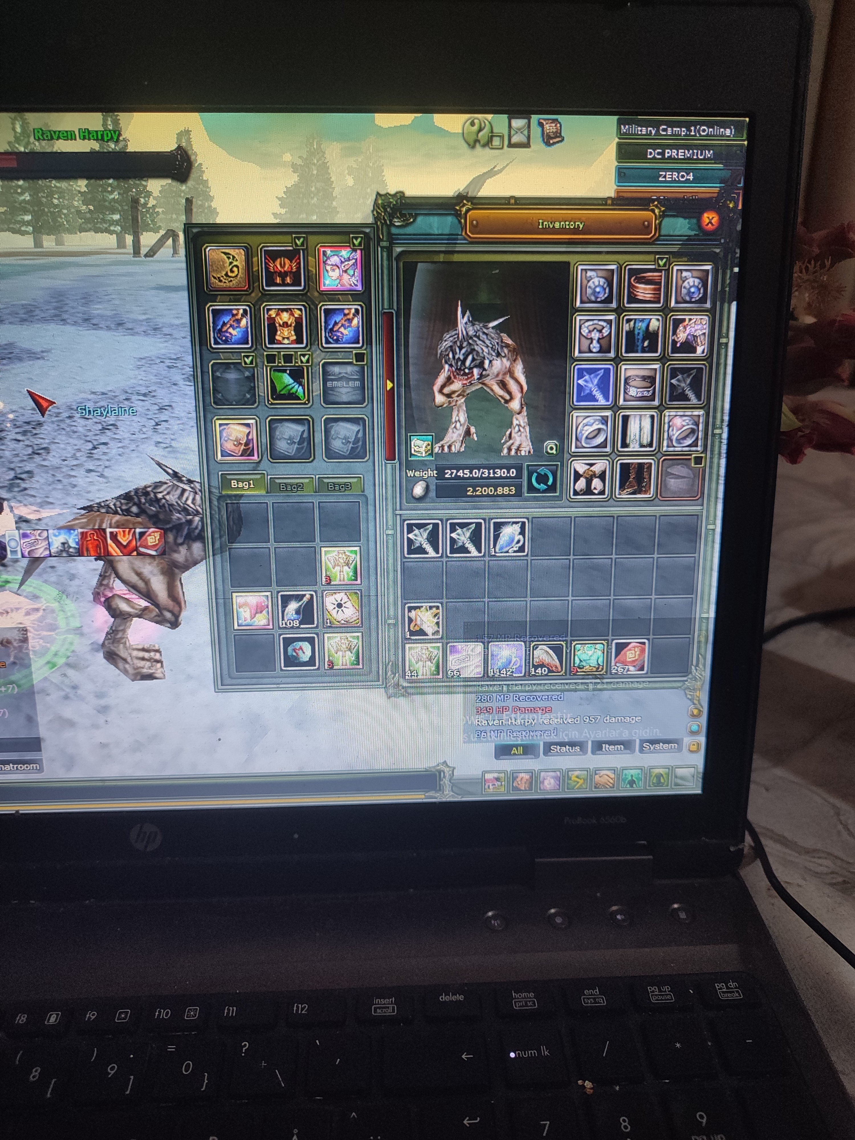 83% 100 exp priest 2x kalkan Quest birisi 4 diğeri reb basılıp alinir temiz account