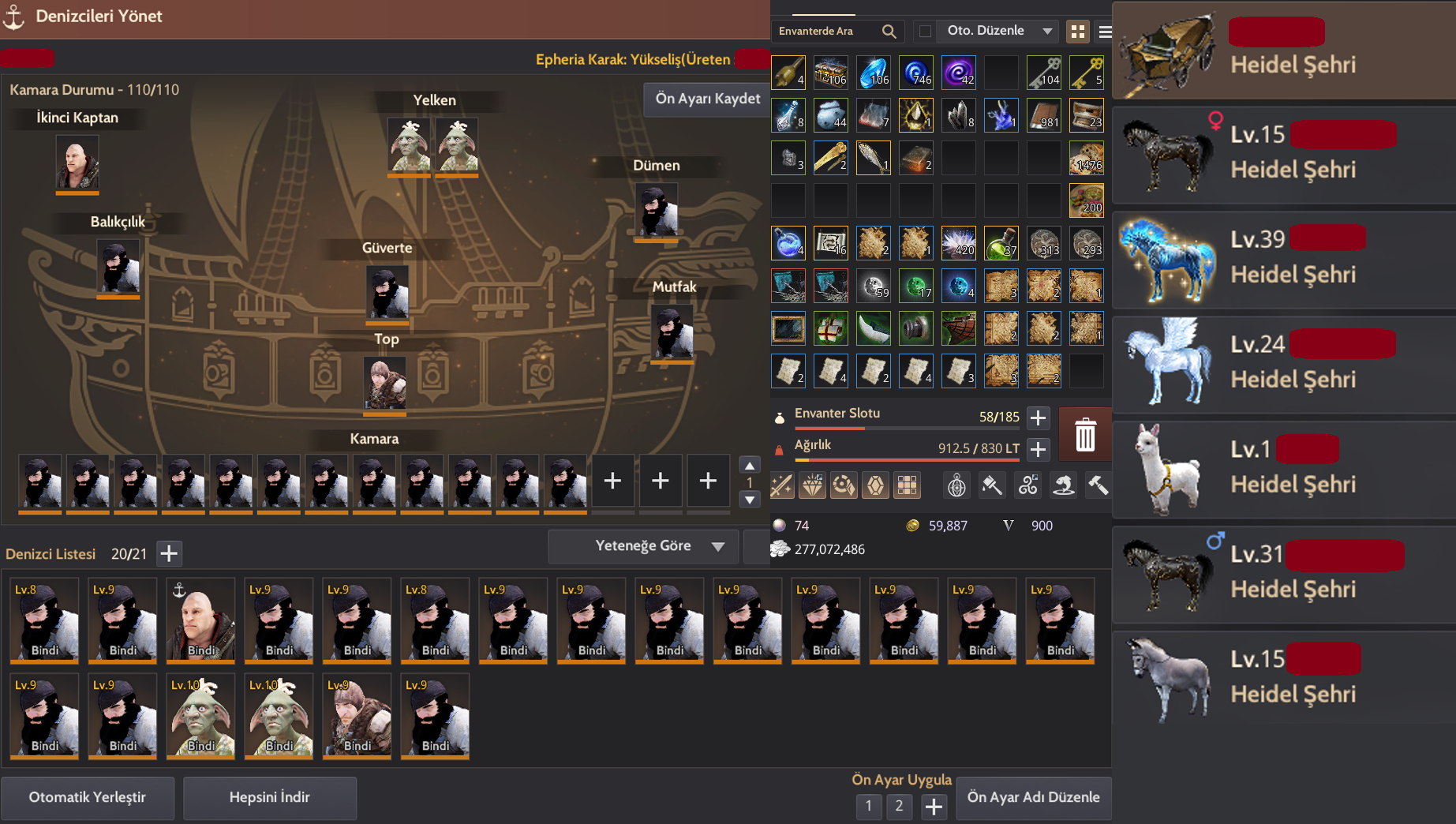 854GS FULL HER ŞEYE HAZIR HESAP