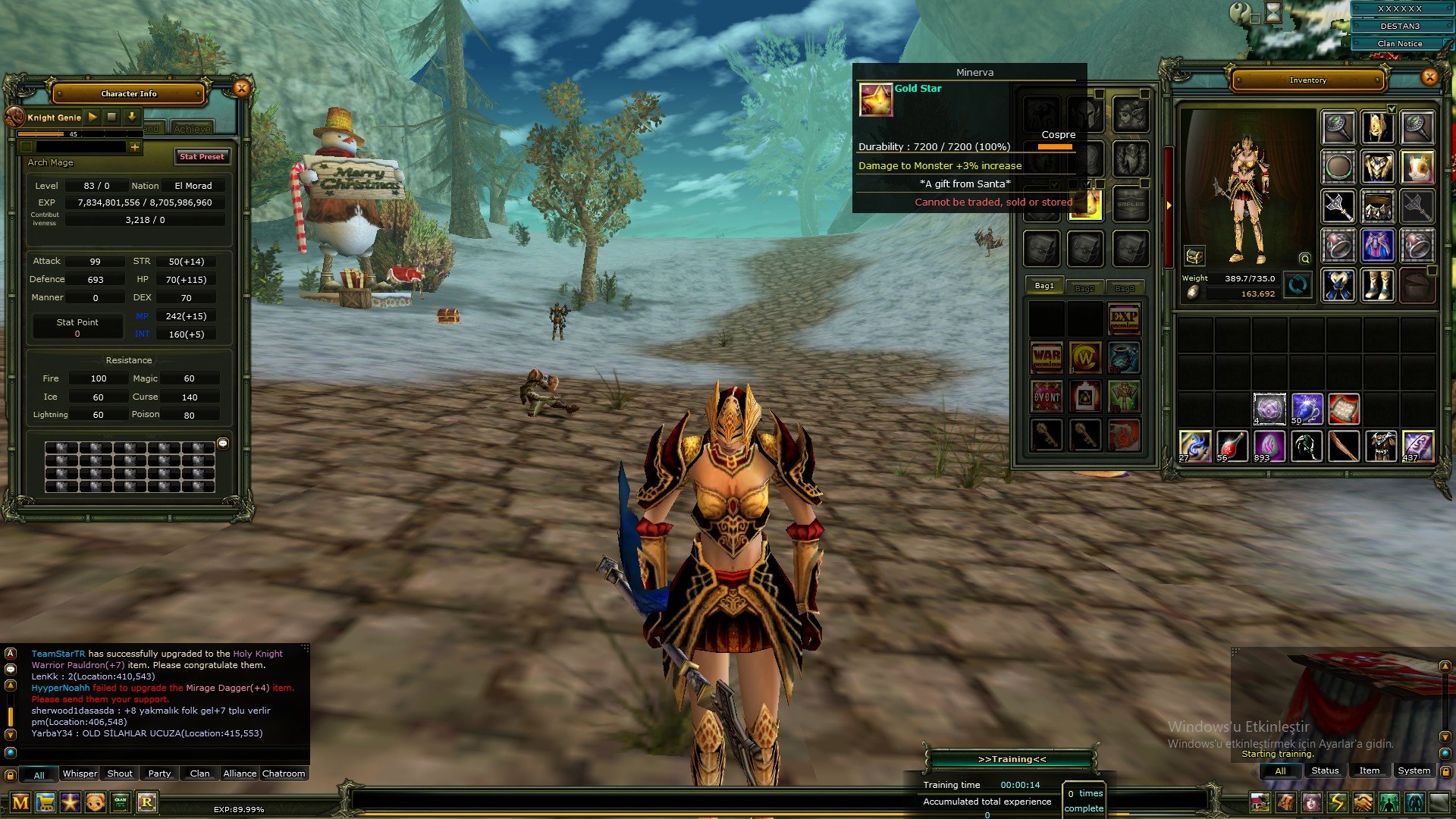 83 HUMAN MAGE 437 ADET QUEST TAS GOLD STAR 1 AYLIK FUL PUS