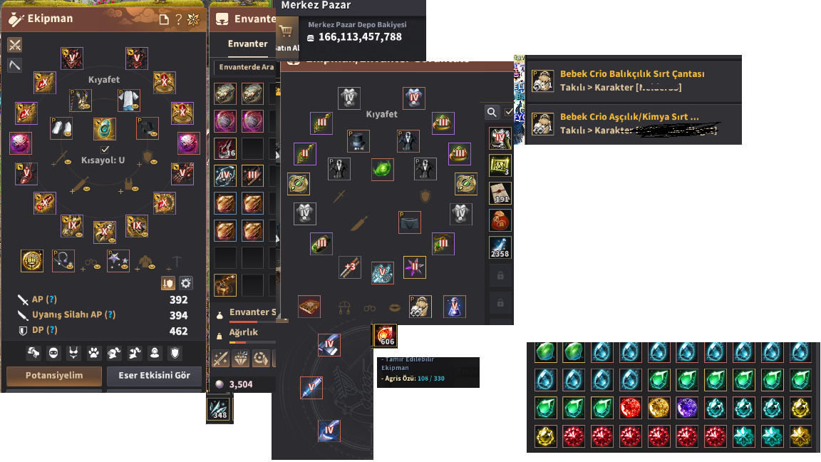 856 GS FULL HESAP ALANA H.O