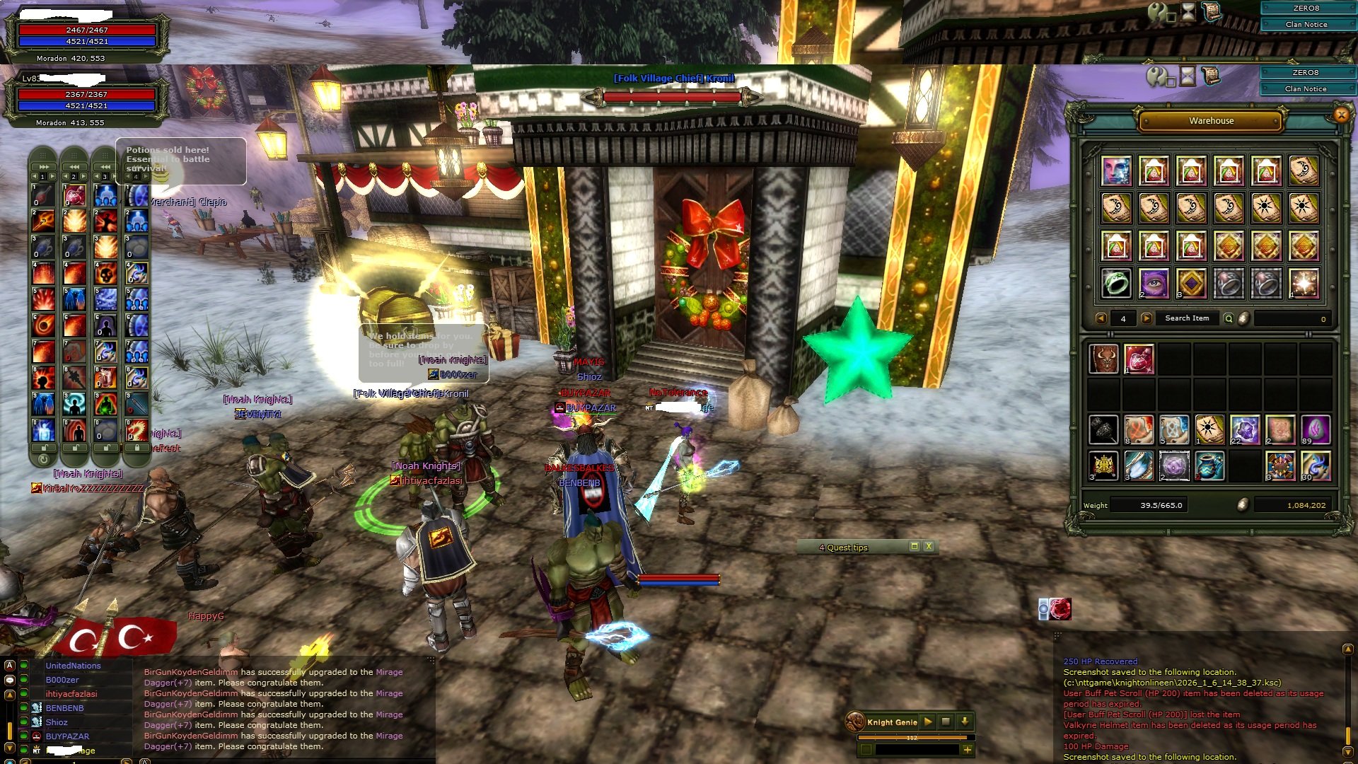 83 level mage % 64 güzel nick