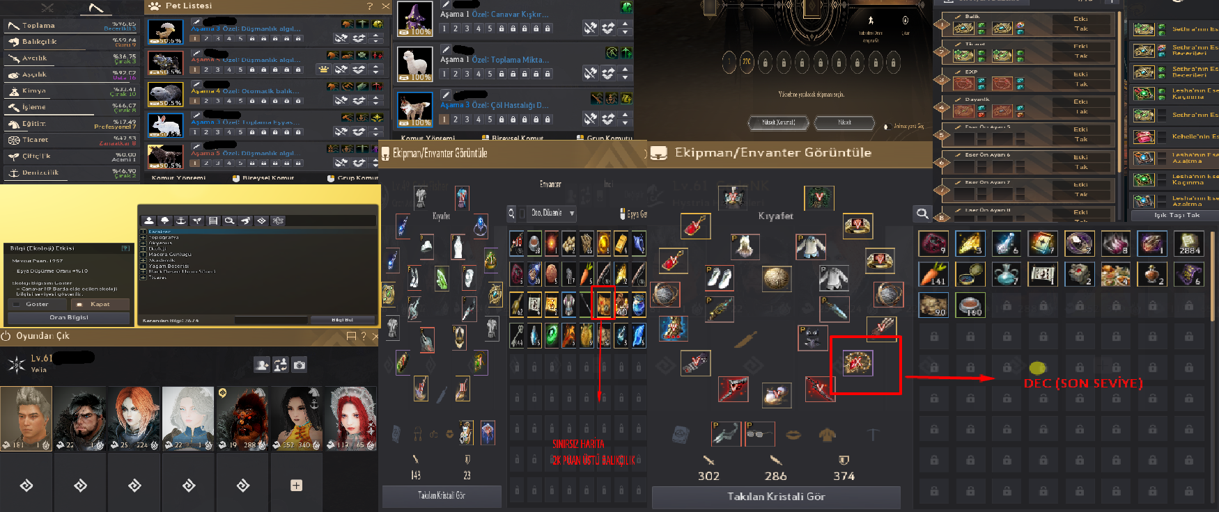 DEC KOLYE FULL P2W ÇADIR İŞCİ ORDUSU FULL FULL