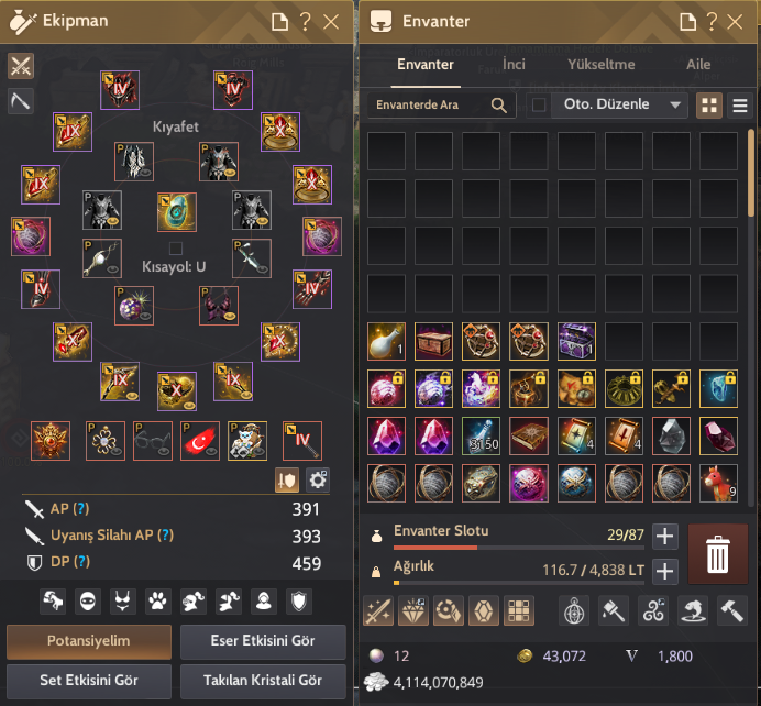 66 Level 852 GS HESAP UYGUN TUTULMUS ACİL SATILIKTIR....