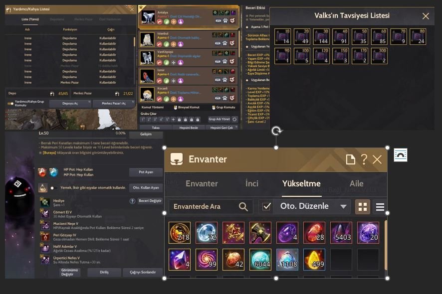 MENA 62 BERSERKER 774 GS 15 CHAR 61-62 LVL OYNANABİLİR SEVİYEDE P2W!!