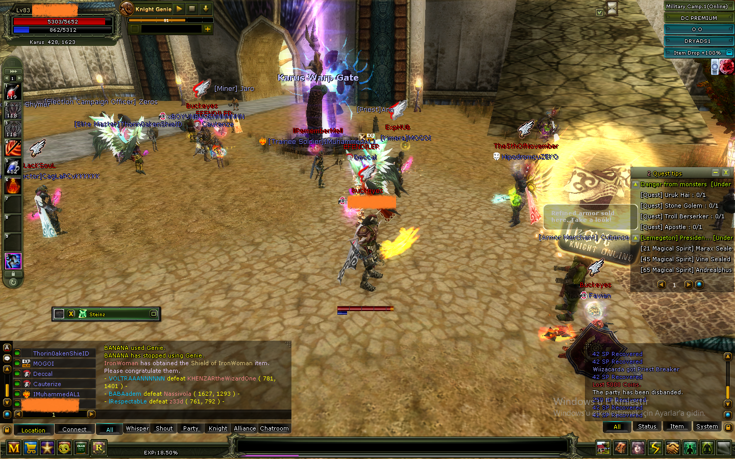 DRYDS 83/6 KARUS WARRİOR ACİL