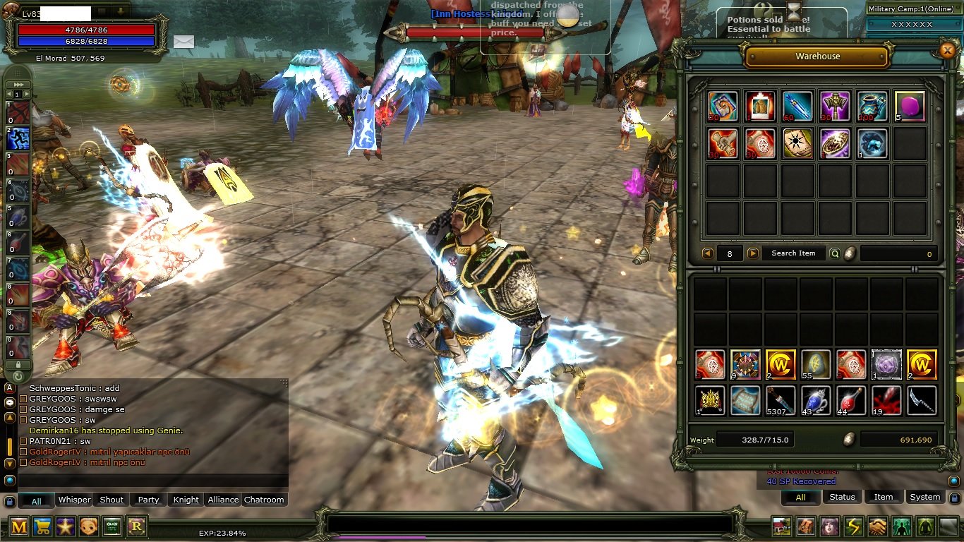 HUMAN 83/1 ROGUE 8 Quest Dagger 7 Bow / 8 üst kalanı 7 mitril set