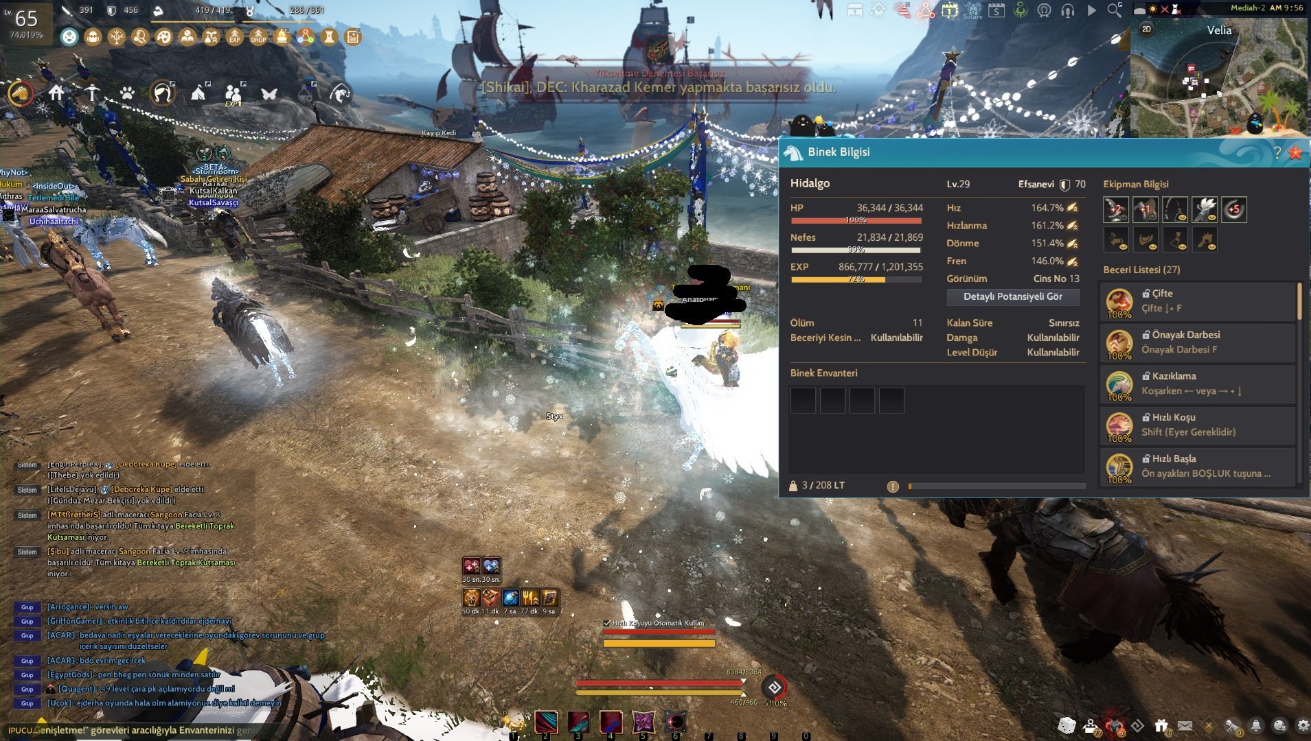 849 GEAR 65 LEVEL KUNO CLİENT HESAP