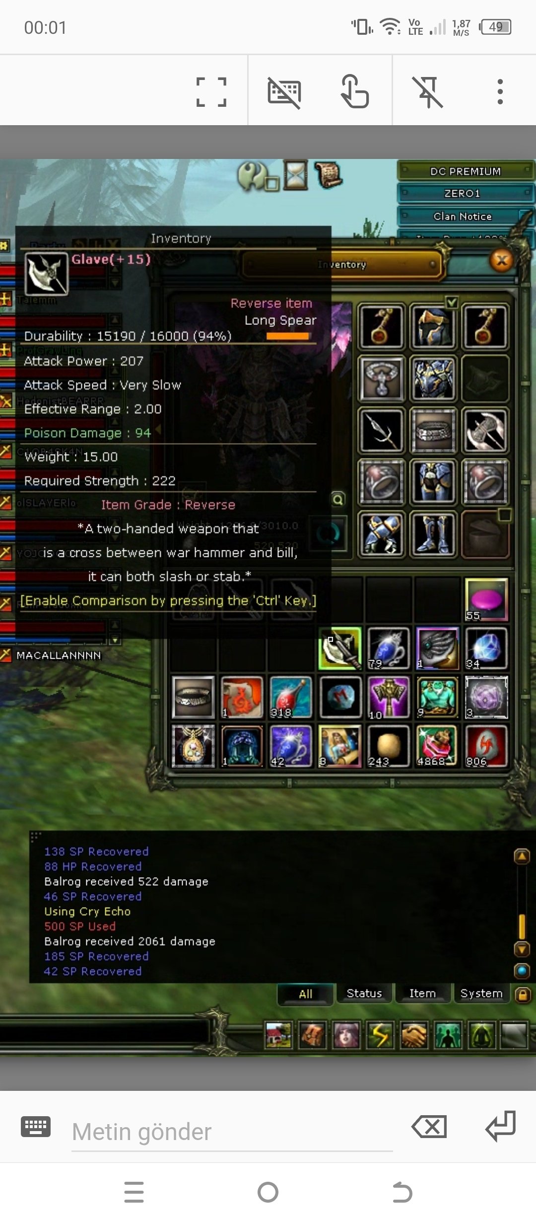 83/1 8 Quest ms li itemli