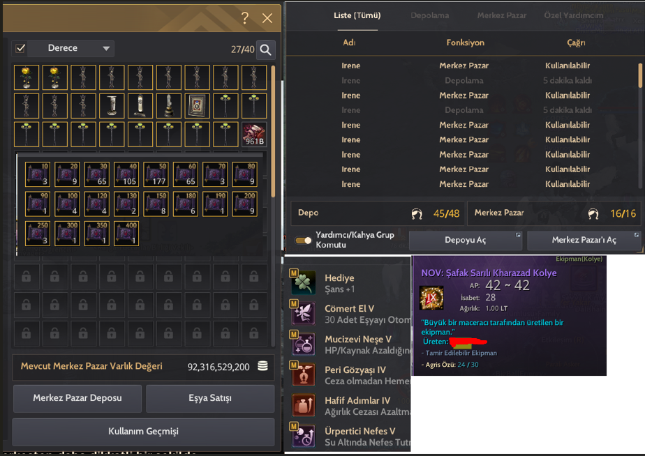 823 GS 65 LvL Wz / Sorc / Mistik 230B Ca