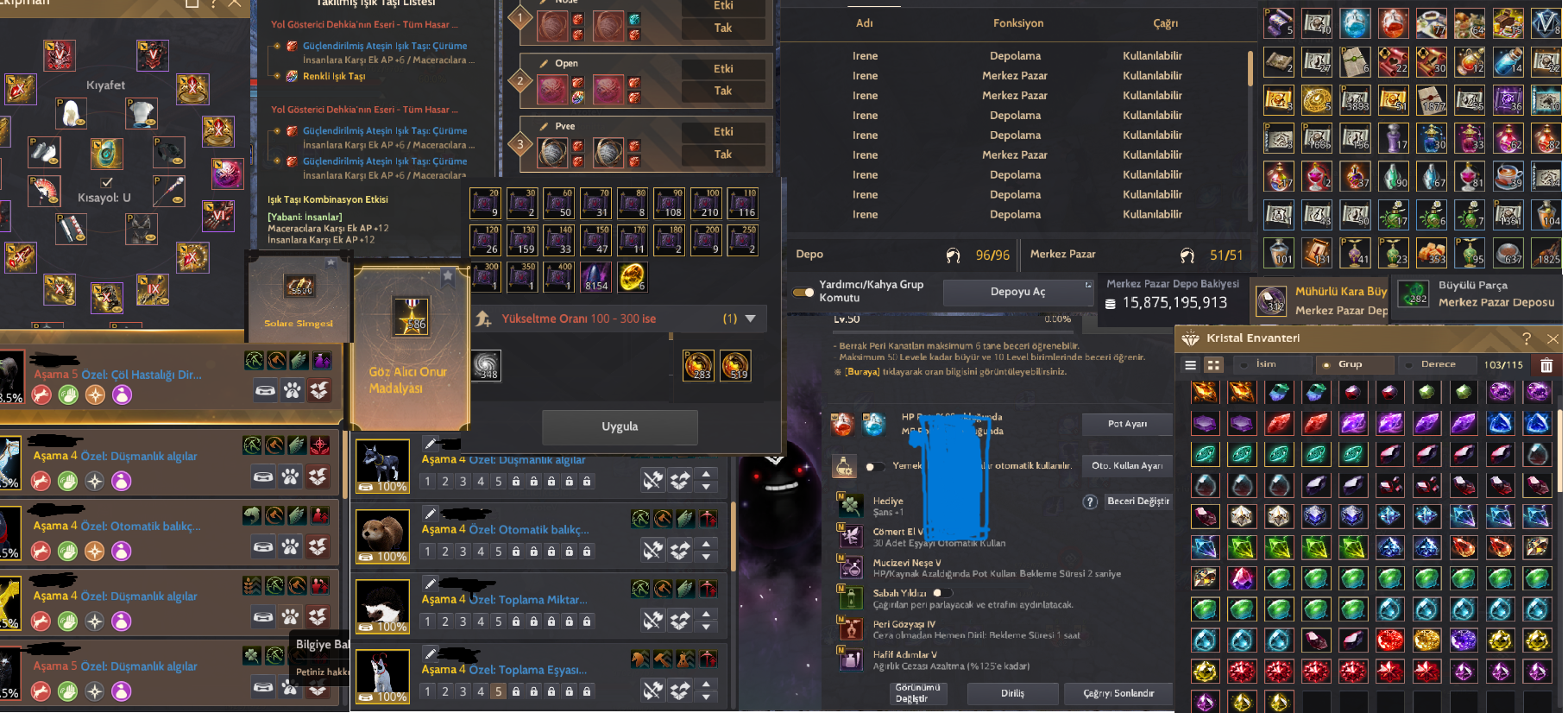 852 GS / X Kharazad Set / X-X-IX Silah Seti