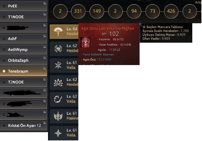 852 GS / X Kharazad Set / X-X-IX Silah Seti