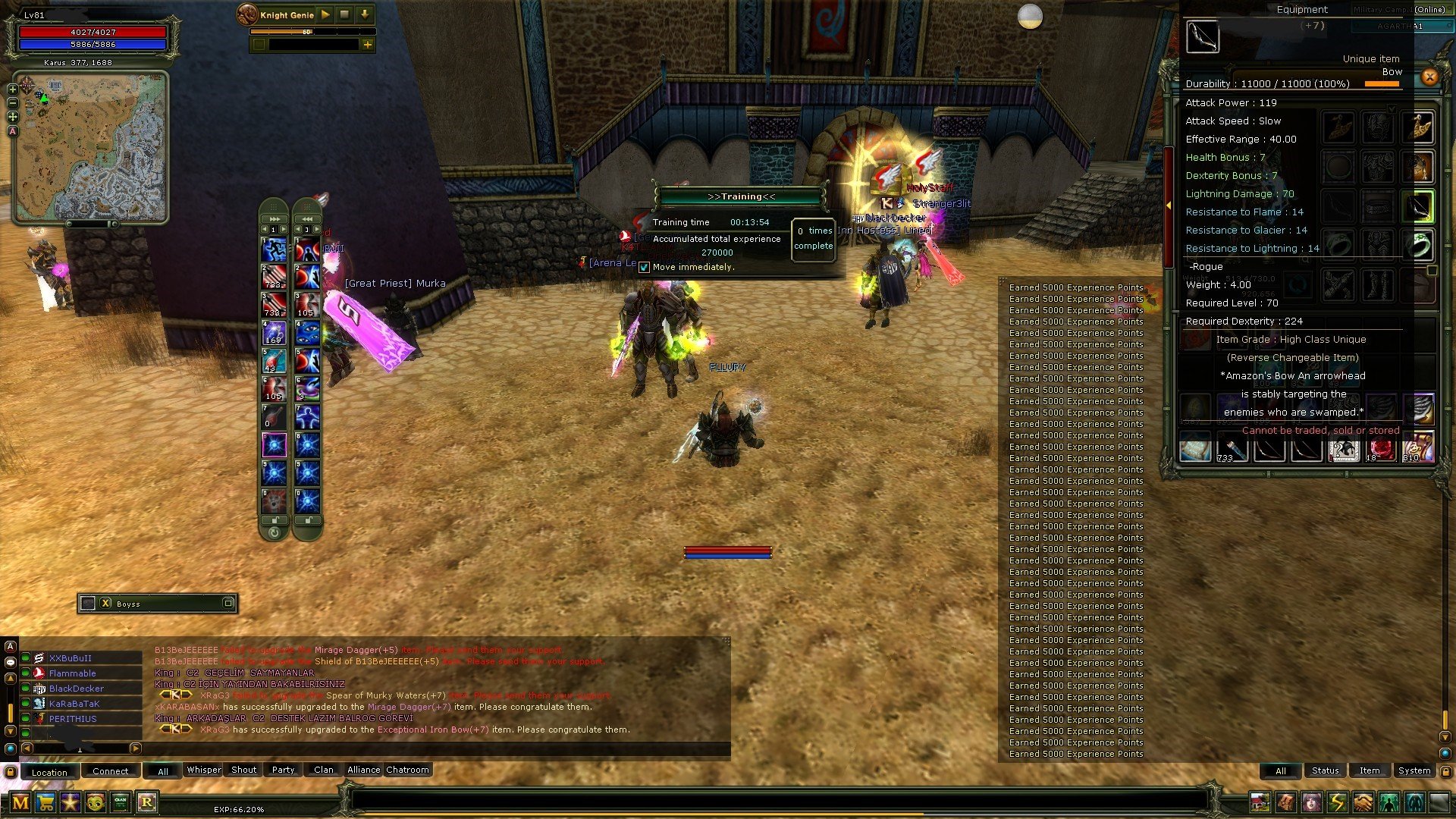 83/6 7 quest bow priest yan car 81 okcu 7 quest boww