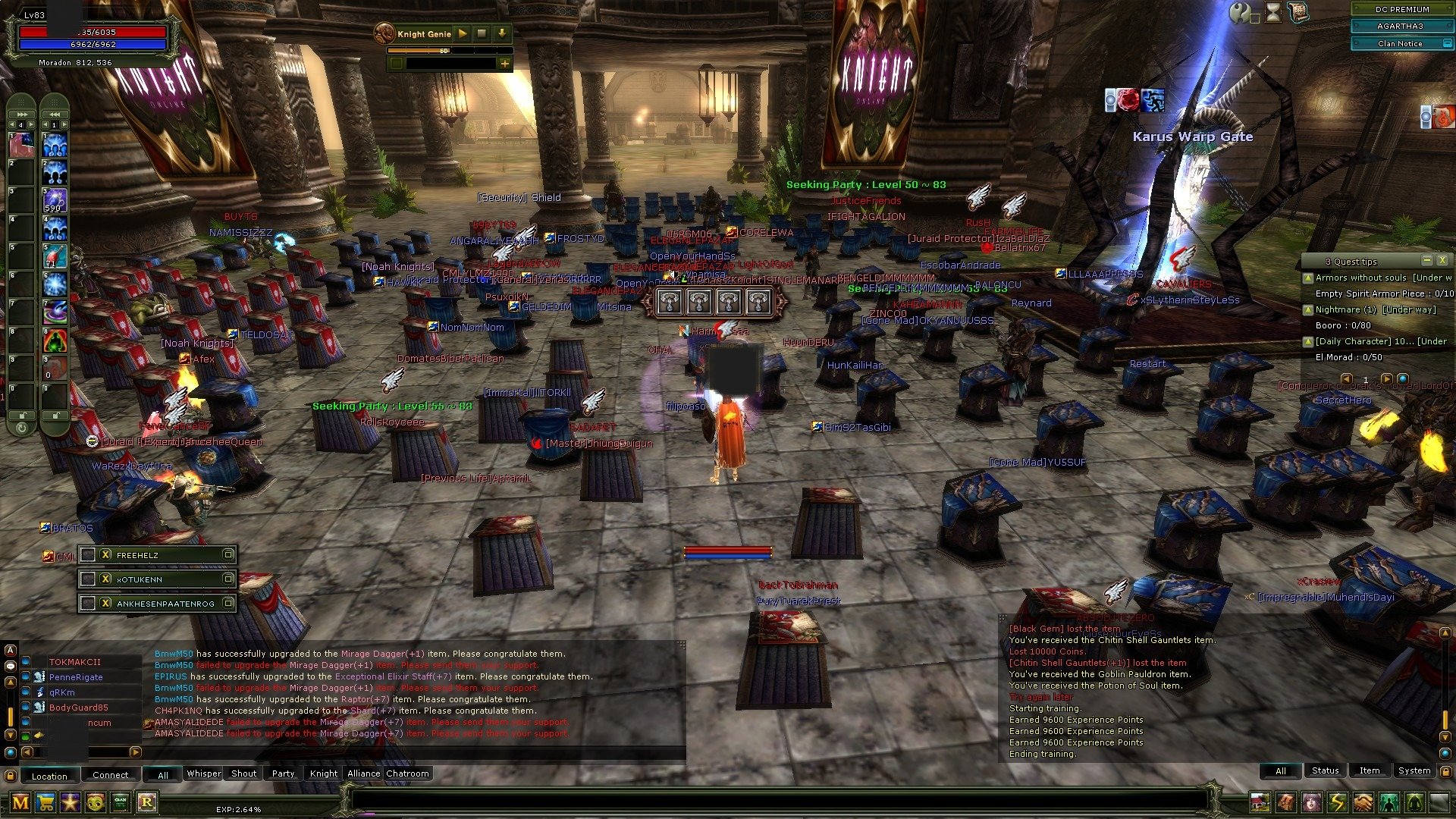 83/6 7 quest bow priest yan car 81 okcu 7 quest boww