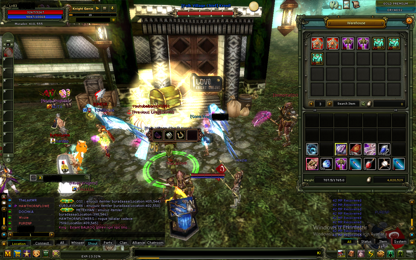 DRYDs 83 level priest ACİLLL