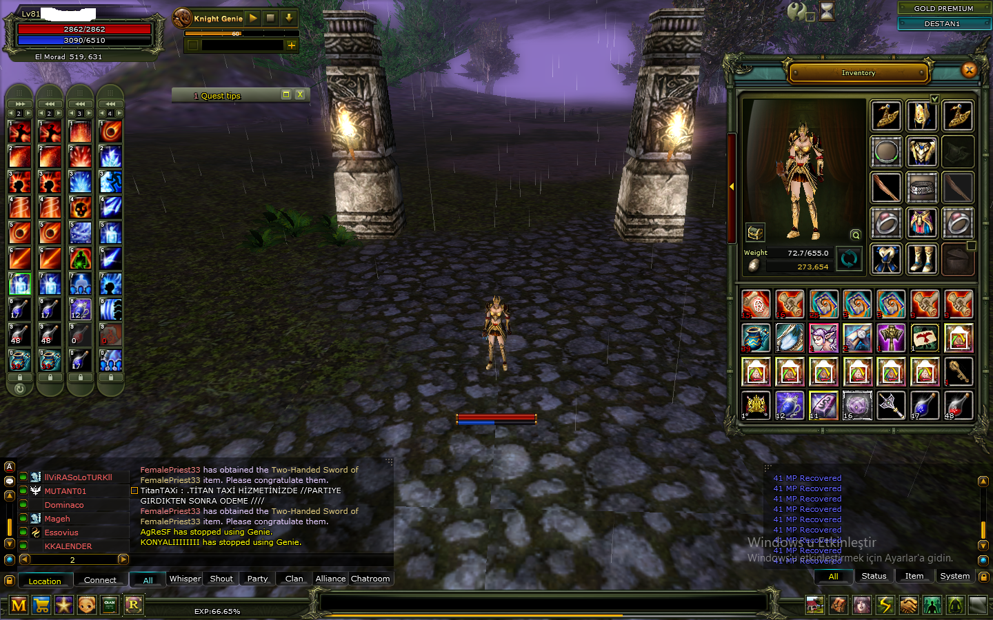 82 PRİEST 81 MAGE GOLD PRE