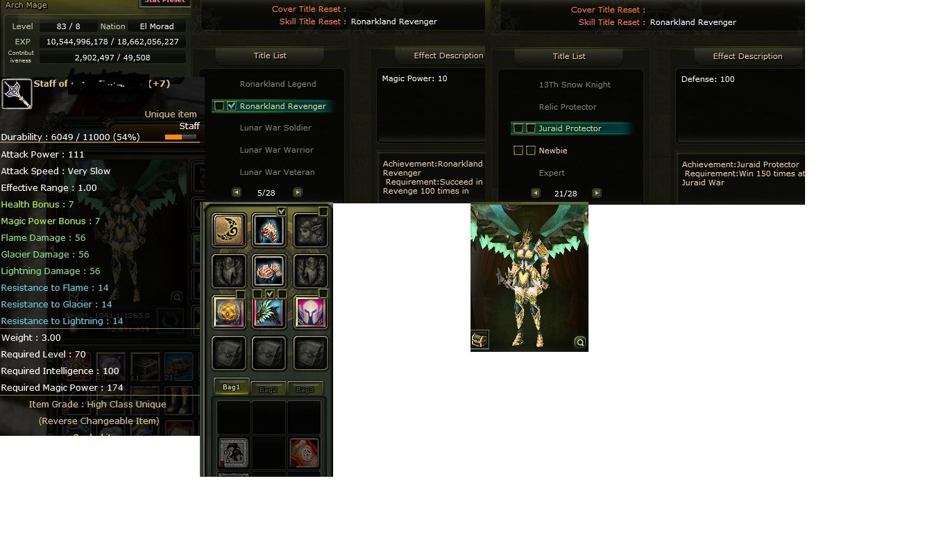 83/8 MAGE** 7STAF**10MP**100DEF**FUL PUS**GÖREVDE 1 STAF** EXTRAAAA