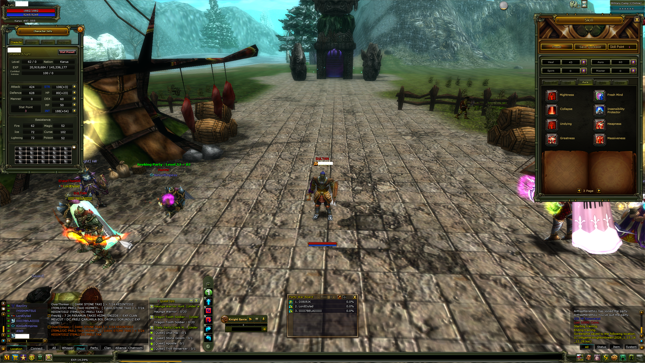 62 Lv Karus İnt Pri