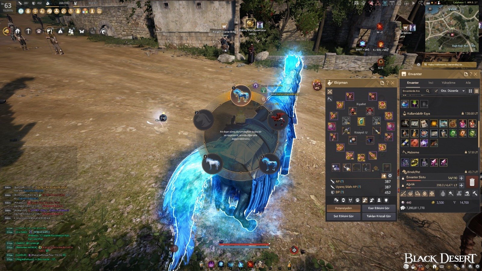 WİZARD SUCC 387 AP 452 DP 839 GS HESAP KRAGDOLA AT PUSULA FULL