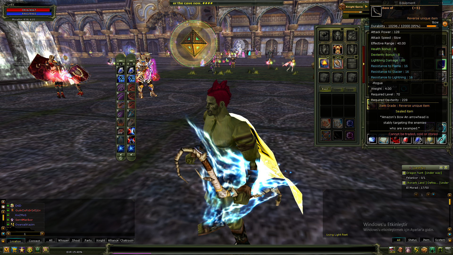 8 quest bowlu 83/3 rogue